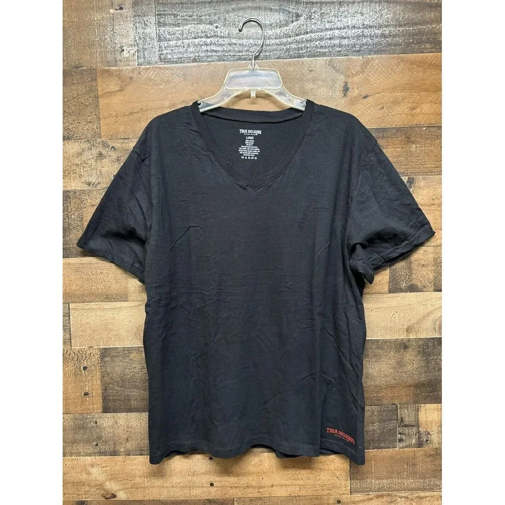 NWOT True Religion‎ Men's V-Neck T-Shirt Size Large